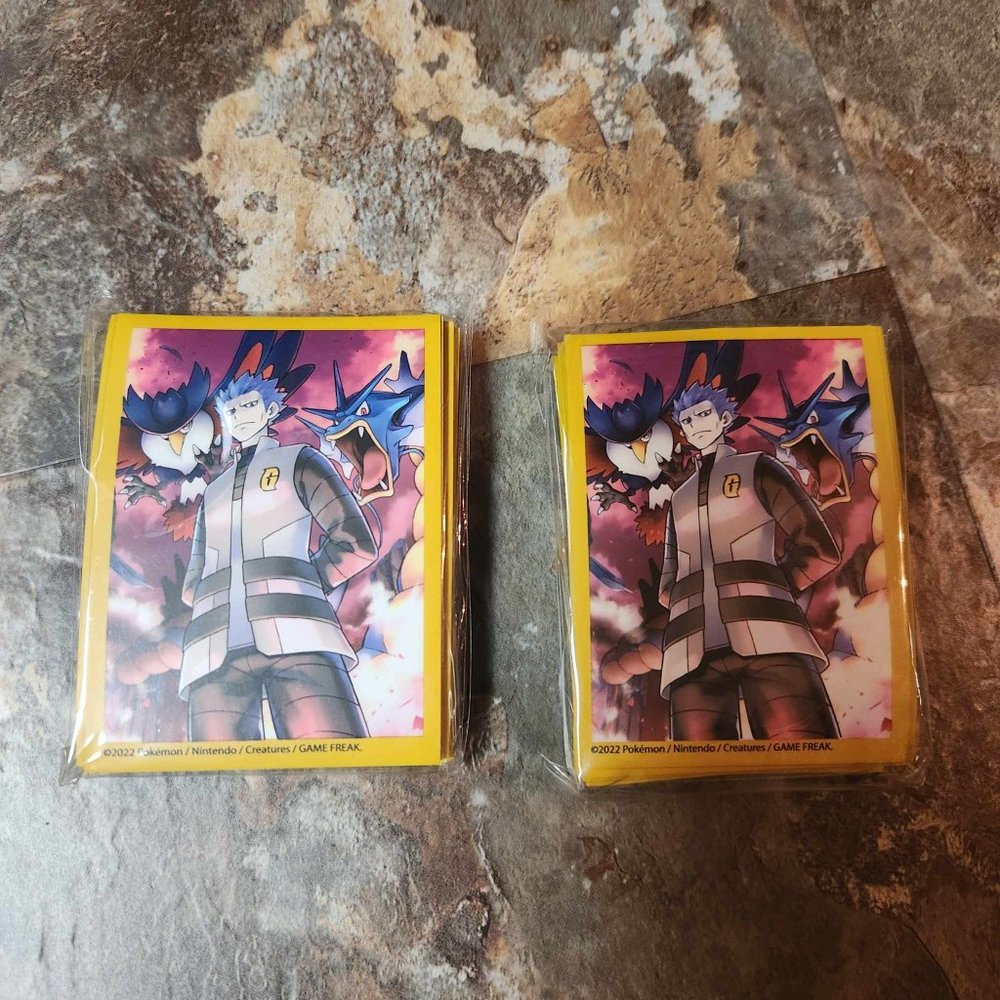 Pokemon Cyrus Premium Tournament Sleeves 65 ct - Lot of 2 - Brand new